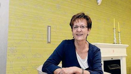 Kontaktfreudig. Margret Gunhold, 65, besucht pflegebedürftige ältere Menschen in Lankwitz.