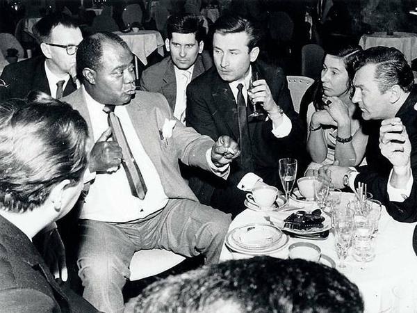 Louis Armstrong 1965 im Cafe "Moskau"