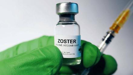  Der Impfstoff gegen das Variella-Zoster-Virus.