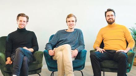 Yotribe-Gründer Stephane Roux, Leonard Witteler und Pascal Steck wollen mit ihrer App mehr bieten als Videokonferenz-Tools.