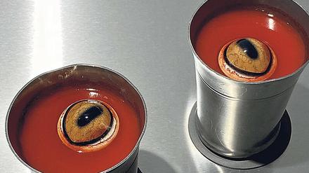 Modell "Suppe mit Lammaugen" aus dem "Disgusting Food Museum"