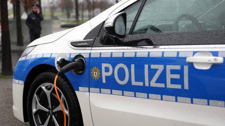 Ein Elektrofahrzeug der Berliner Polizei (Symbolbild).