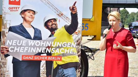Gewinnerin der Berlin-Wahl: SPD-Spitzenkandidatin Franziska Giffey.