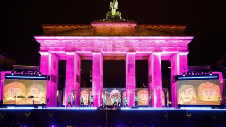 Silvestershow Celebrate at the Gate – Willkommen 2022 am Brandenburger Tor. 