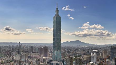 Das „Taipei 101“ überragt die Skyline der taiwanesischen Hauptstadt.