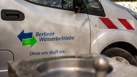 Fahrzeug der Berliner Wasserbetriebe. 