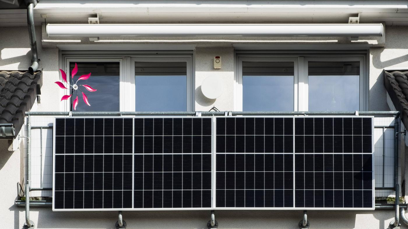 Solarstrom vom Balkon: Förderanträge für private Photovoltaik