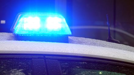 Blaulicht auf einem Polizeiwagen (Symbolfoto).