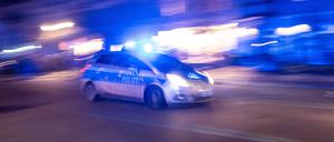 Streifenwagen der Berliner Polizei.