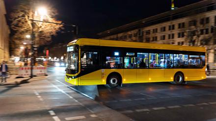 Ein Bus der Berliner Verkehrsbetriebe (BVG), Symbolbild.