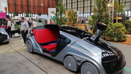 Der Autozulieferer Edag aus Wiesbaden zeigt seine autonomen Prototypen.
