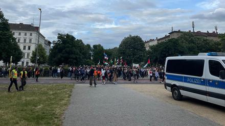 Erneut wird in Berlin für Palästina demonstriert.  