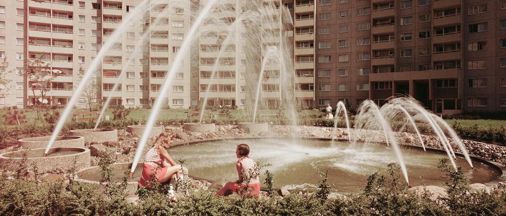 Idylle im Sozialbau: Walter Gropius konzipierte das Neubaugebiet in Neukölln, das von 1962 bis 1975 gebaut wurde.