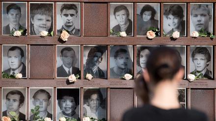 An der Bernauer Straße wird an die Opfer des Grenzregimes der ehemaligen DDR erinnert.