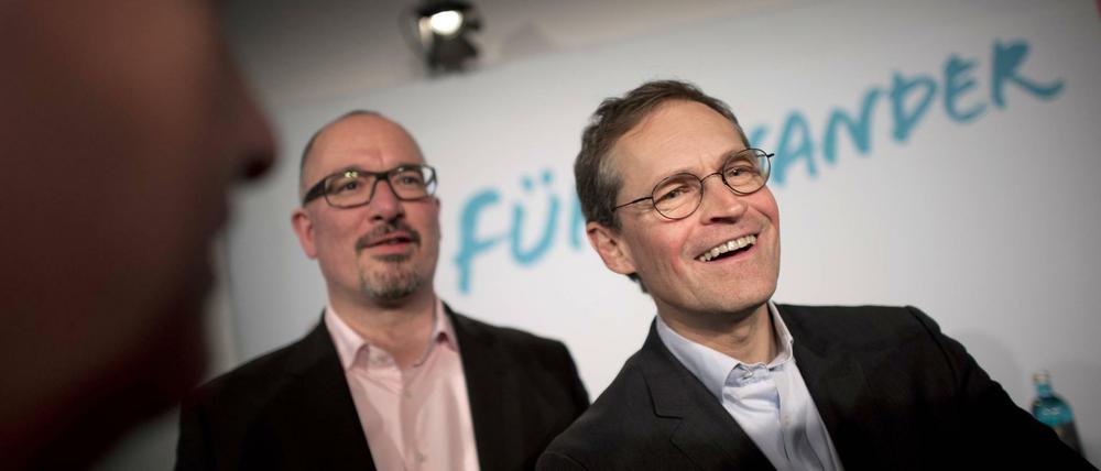 Der alte und der neue? Michael Müller (rechts) will wohl Nachfolger von Jan Stöß als SPD-Landesvorsitzender werden.
