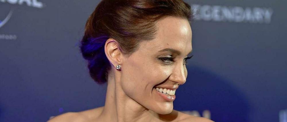 Willkommen in der Hauptstadt: Angelina Jolie ist am Donnerstag zu Gast.