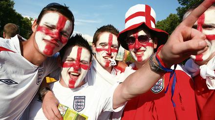 Bei der WM 2006 feierten die Briten auf der Fanmeile. 