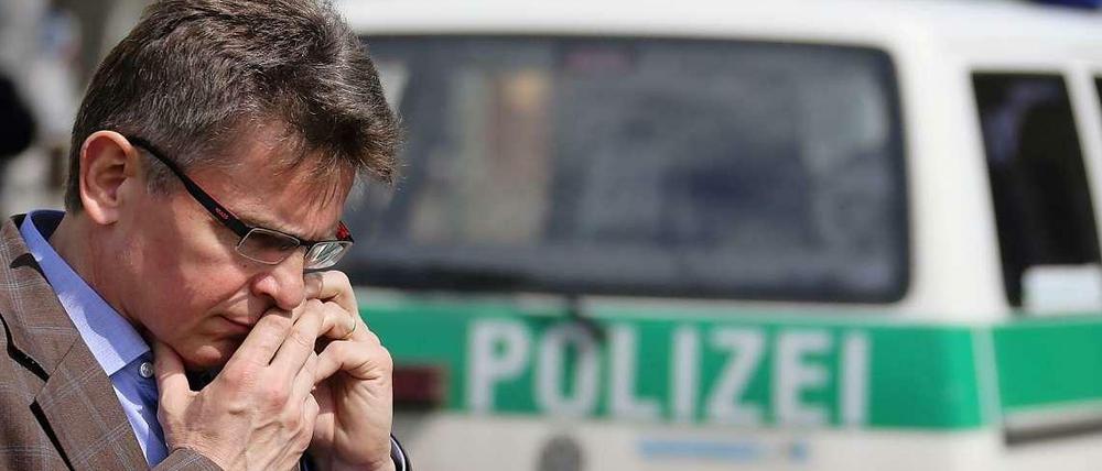 Wo wird denn heute demonstriert? Berlins Polizeipräsident Klaus Kandt.