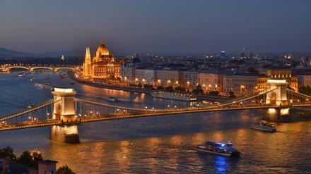Blick auf Budapest. 