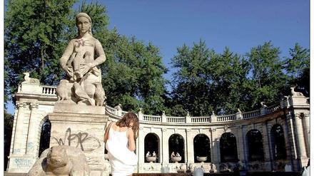 100 Jahre alt. Der Märchenbrunnen, ein zauberhafter Ort im Volkspark.