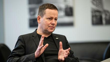 Klaus Lederer, Kultursenator in Berlin und Spitzenkandidaten der Linken für die Abgeordnetenhaus-Wahl.