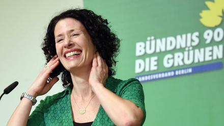 Wieder obenauf: Die Grünen sind in der aktuellen Civey-Umfrage vorn, das freut Spitzenkandidatin Bettina Jarasch.