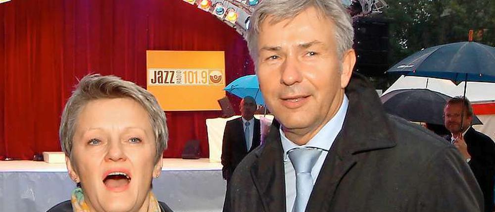 Beim Hoffest der SPD im September haben Renate Künast und Klaus Wowereit noch gut Lachen. Bald könnten sie sich als Konkurrenten gegenüberstehen.