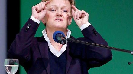Auf Platz eins der Landesliste. Renate Künast führt die Berliner Grünen in den Wahlkampf.