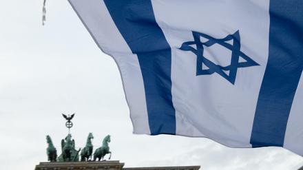 Eine israelische Fahne (Symbolbild).