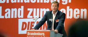 Der Landesvorsitzende der Linken in Brandenburg, Christian Görke, stellt sich zur Widerwahl.