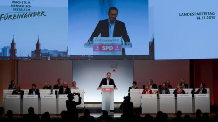Michael Müller präsentierte sich auf dem SPD-Parteitag nicht als Zögerer, sondern als Macher.