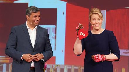 Haben die SPD zusammen beackert: Franziska Giffey und Raed Saleh.