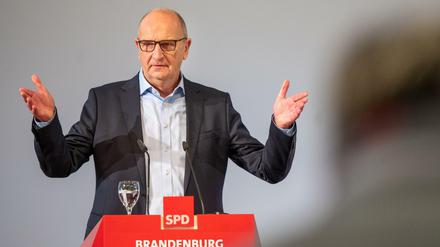 Dietmar Woidke, Ministerpräsident des Landes, führt die Brandenburger SPD seit 2013. 