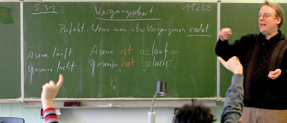 Nicht nur die Vergangenheitsform bereitet Berlins Schülern Probleme.