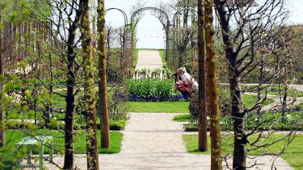 Auf Achse. Der Garten der Liebermann-Villa ist nun weitgehend rekonstruiert. Jetzt kommt die herrliche Anlage mit ihren Sichtachsen wieder richtig zur Geltung. 