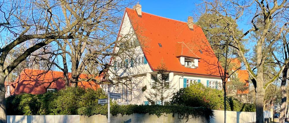 Die Schocken-Villa in der Limastraße 29 heute: Her lebte von 1927 bis 1934 die Familie Schocken.