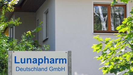 Brandenburg, Blankenfelde-Mahlow: Das Gebäude der Lunapharm Deutschland GmbH.