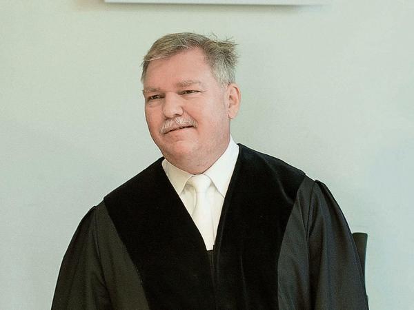 Der Vorsitzende Richter Matthias Fuchs am Landgericht in Frankfurt (Oder) (Brandenburg). 