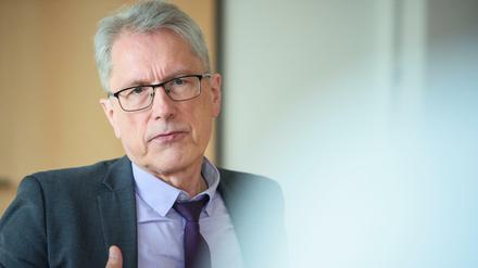 Finanzsenator Matthias Kollatz (SPD), geladen als Zeuge im Untersuchungsausschuss Diese e.G.
