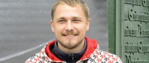 Max Mundhaupt, 31, aus Kreuzberg: "Mit dem Mountainbike runter"