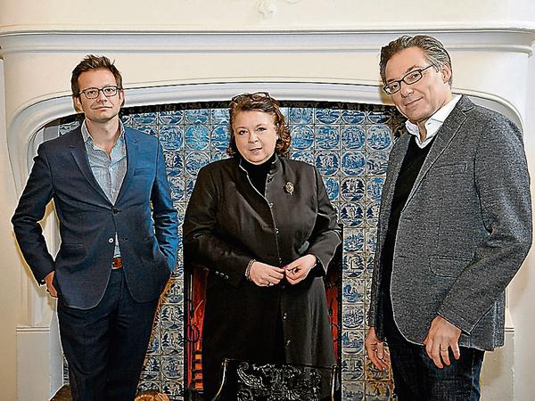 „Die Bereitschaft zur Einigung mit den Erben wächst.“ Florian Illies, Micaela Kapitz und Markus Krause, Partner des Auktionshauses Villa Grisebach in Charlottenburg.