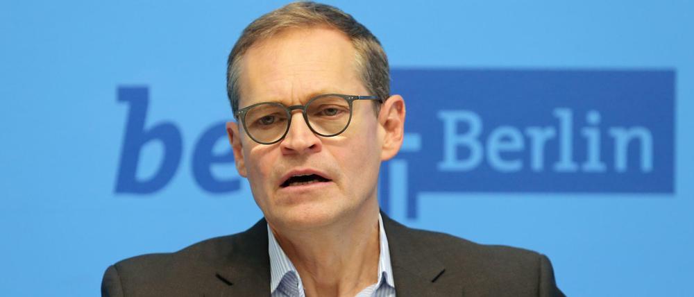 Er ist unzufrieden mit der BVG und seiner Verkehrssenatorin, Michael Müller (SPD), Regierender Bürgermeister von Berlin.