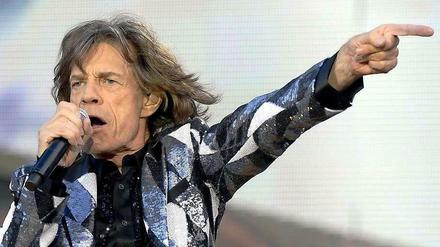 Da geht's lang zur Party: Mick Jagger und die Rolling Stones spielen nach 49 Jahren wieder auf der Berliner Waldbühne.
