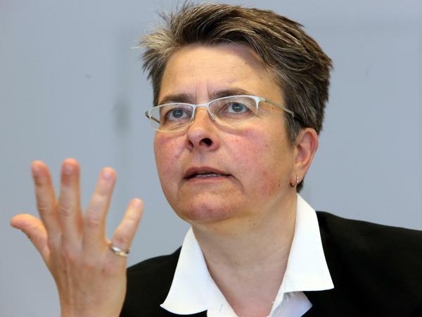 Monika Herrmann (Grüne), Bezirksbürgermeisterin vonFriedrichshain-Kreuzberg.