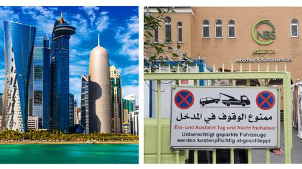 In Katar sitzen islamische Stiftungen, offenbar profitierte davon auch eine umstrittene Moschee in Berlin.