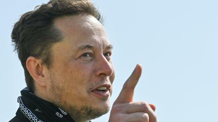Elon Musk, Tesla-Chef, hatte am Tag der offenen Tür die Gigafactory in Grünheide besucht.