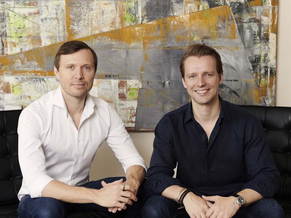 Gründer des Start-ups Myne Homes Fabian Löhmer (l.) und Nikolaus Thomale