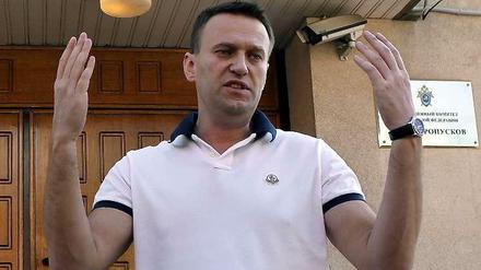 Der Verurteilte Alexey Nawalny