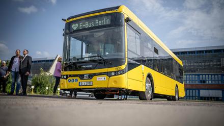 Der neue E-Bus der BVG.