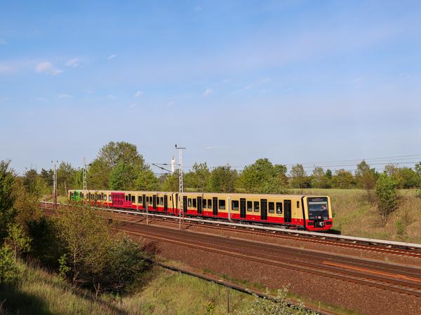 Auch unser Leser "erwischte" den neuen Zug nahe Schönefeld.
